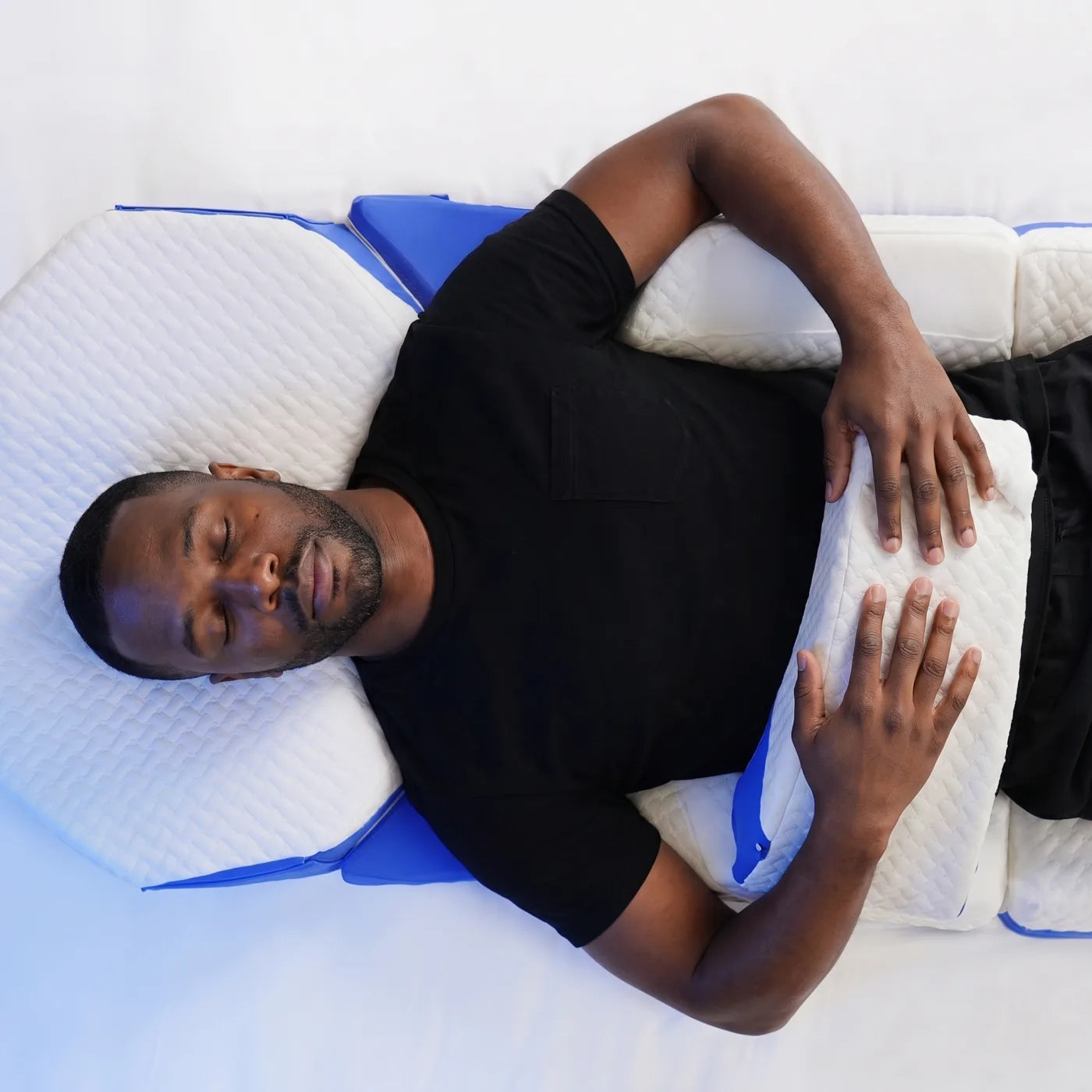 Elevated 45-degree supported sleeping position