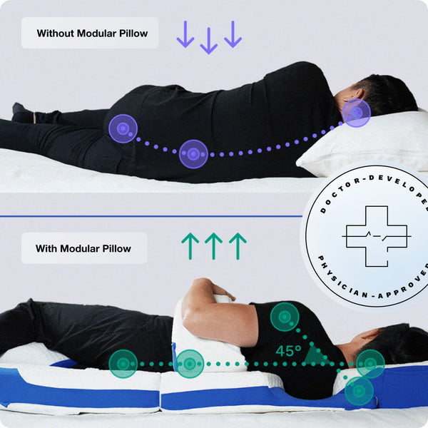 Sleep Pain Free with Modular Pillow®