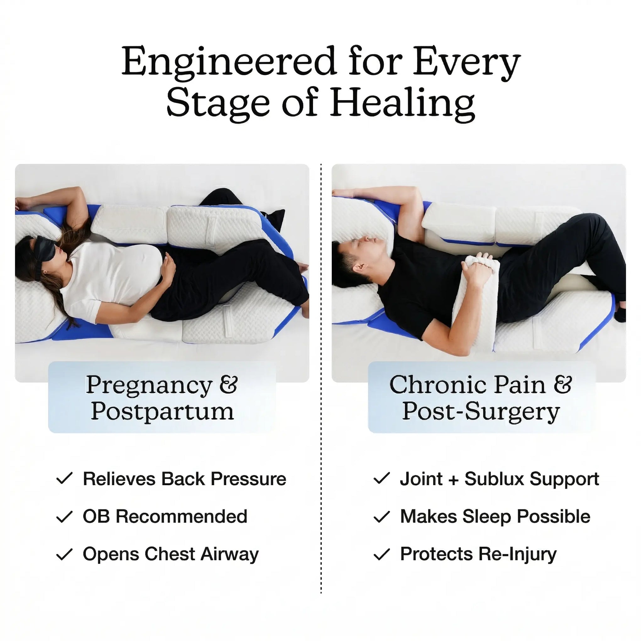 Modular Pillow® – Sleep System for EDS, Pregnancy & Post-Surgery