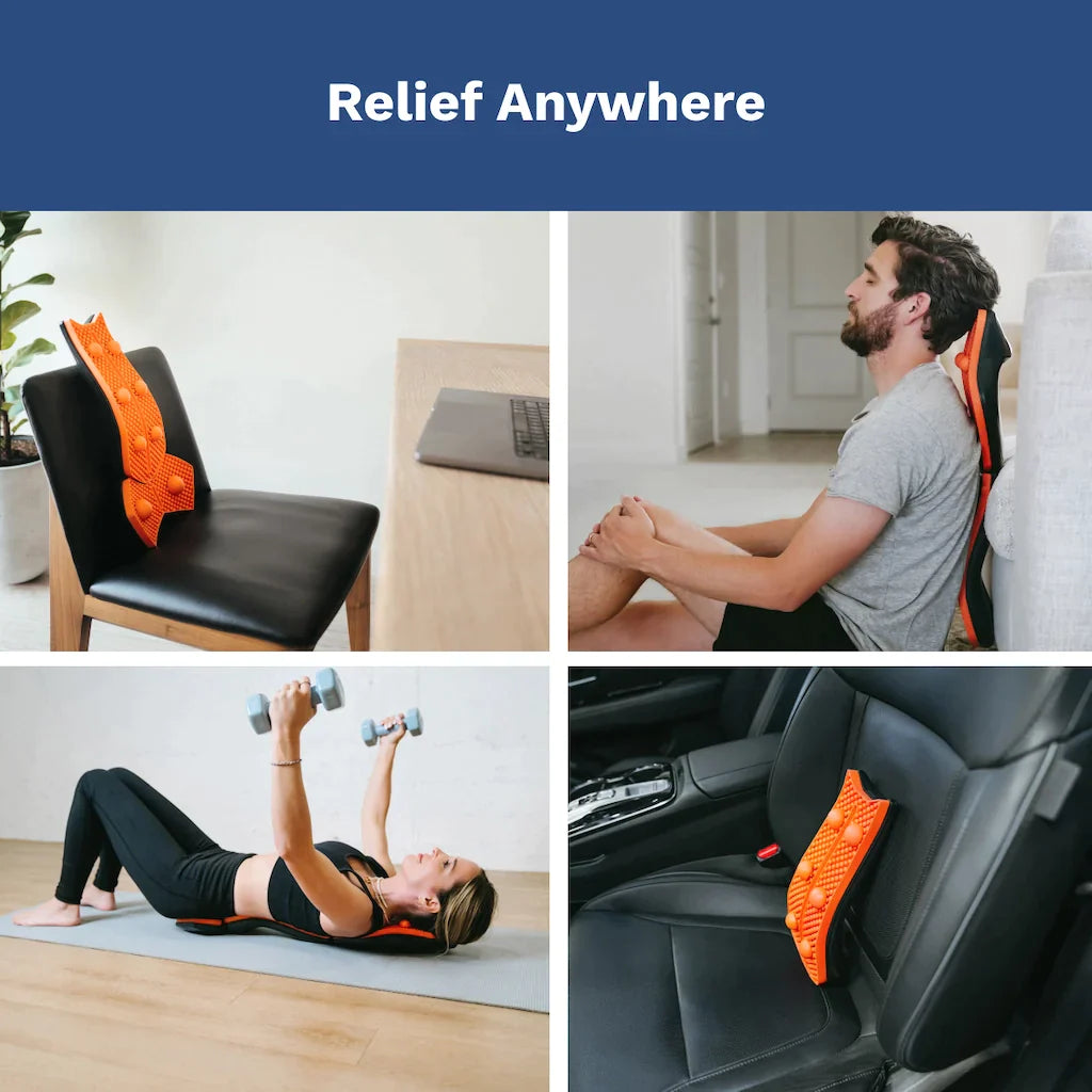 ROCKER 2.0: Doctor-Developed Trigger Point Rocker for Glutes Pain Relief | Zero-Stress Neutral Spine | Tension Headaches + Migraines | Pressure Point Massage Tool