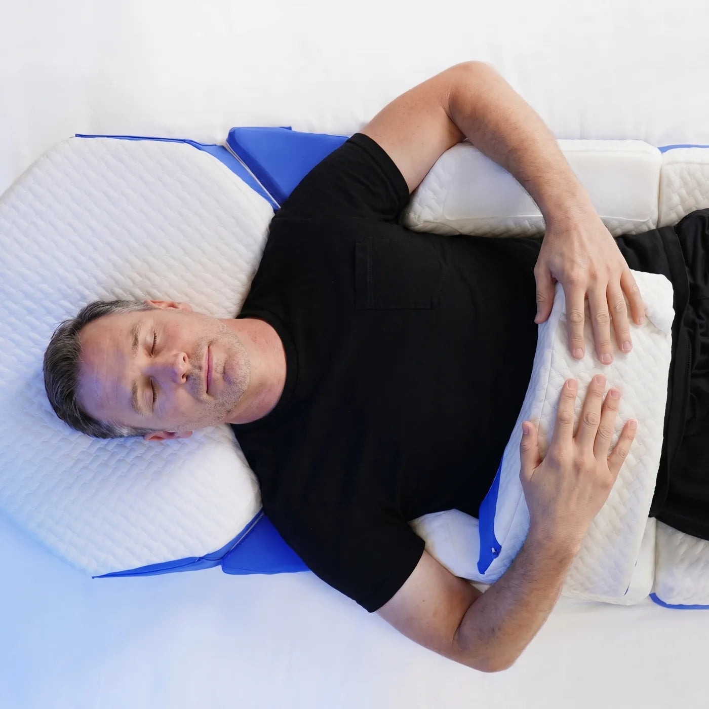 Elevated 45-degree supported sleeping position